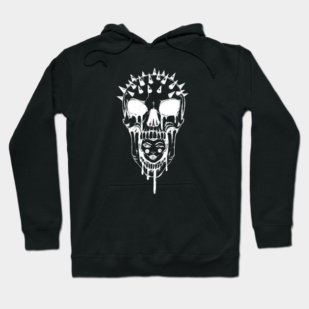 skull and beauty Hoodie by NITO